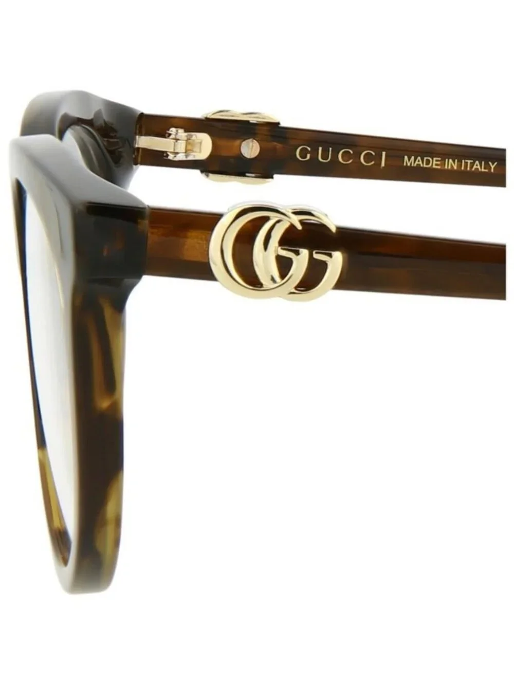 New Gucci Womens Round/Oval Havana Havana Transparent Fashion Designer Eyeglasse